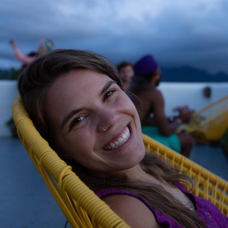 Portrait of Mila Corvo, group coordinator and fusion cooking expert